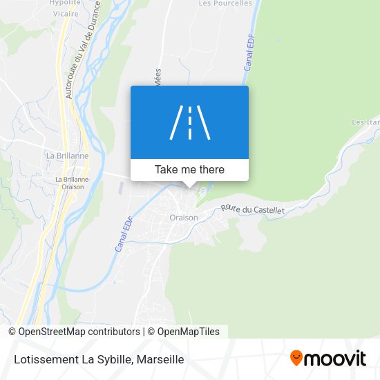 Lotissement La Sybille map