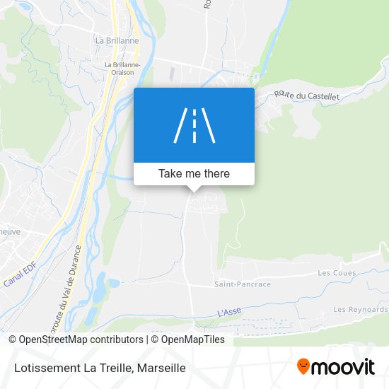 Lotissement La Treille map