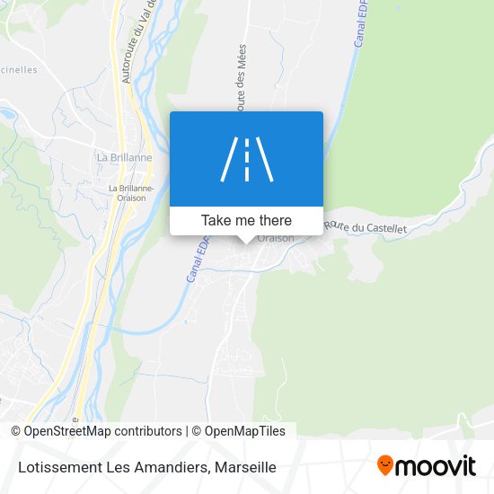 Lotissement Les Amandiers map