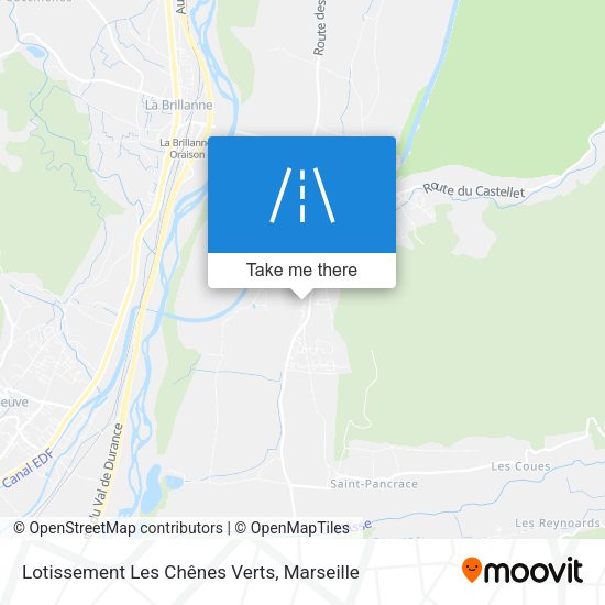 Lotissement Les Chênes Verts map