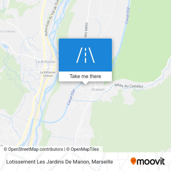 Lotissement Les Jardins De Manon map