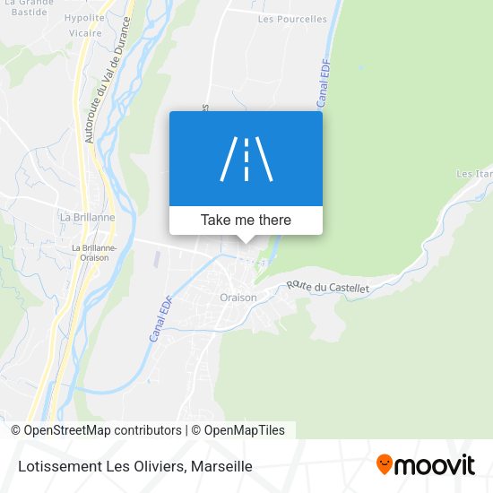 Lotissement Les Oliviers map