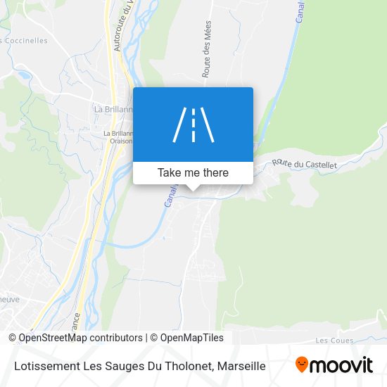 Lotissement Les Sauges Du Tholonet map