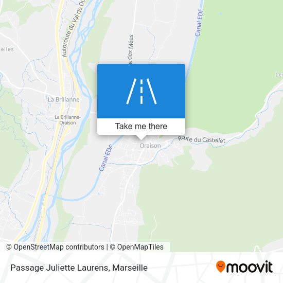 Passage Juliette Laurens map