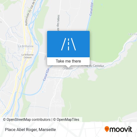 Place Abel Roger map
