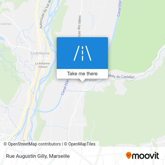 Rue Augustin Gilly map