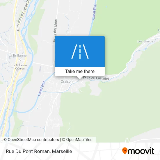 Rue Du Pont Roman map