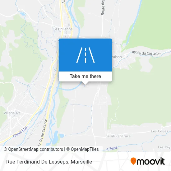 Rue Ferdinand De Lesseps map