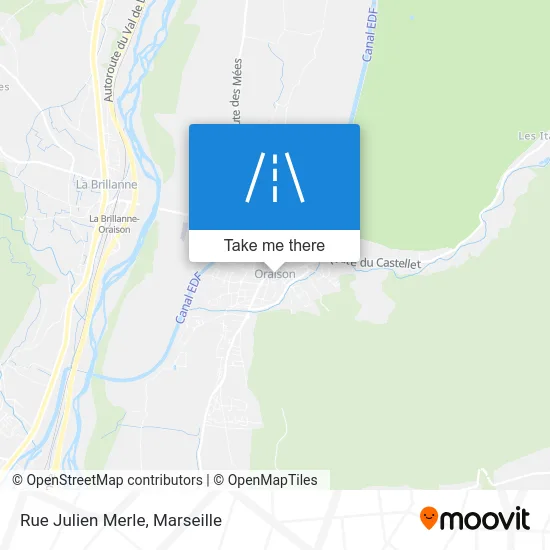 Rue Julien Merle map