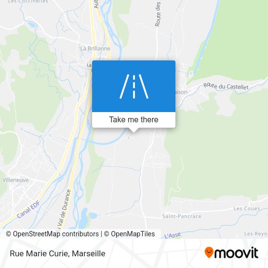 Rue Marie Curie map