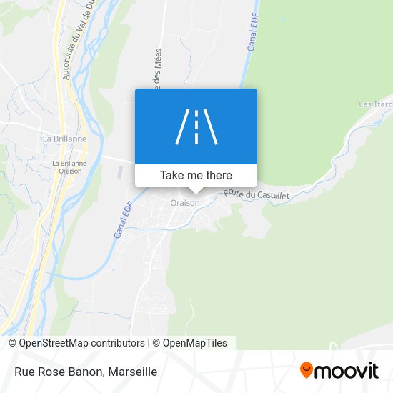 Rue Rose Banon map