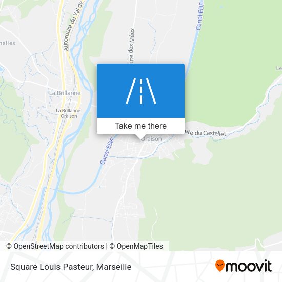 Square Louis Pasteur map