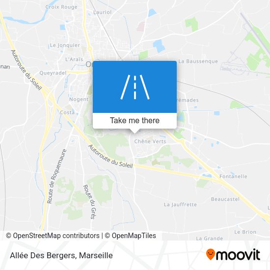 Allée Des Bergers map