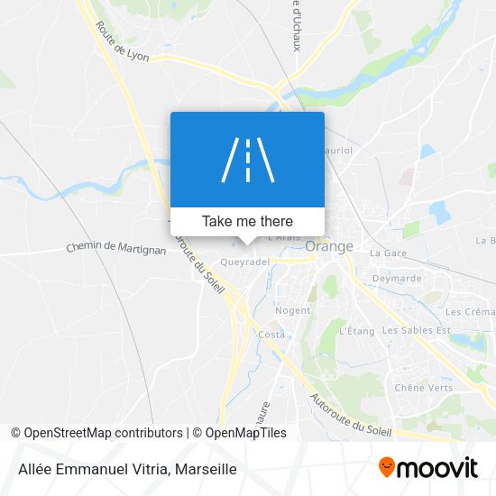 Allée Emmanuel Vitria map