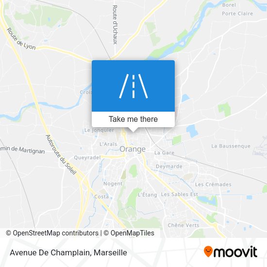 Avenue De Champlain map