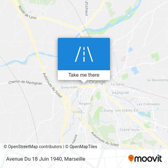 Avenue Du 18 Juin 1940 map