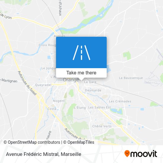 Avenue Frédéric Mistral map