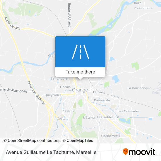 Avenue Guillaume Le Taciturne map