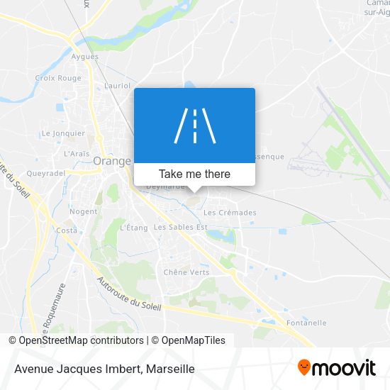 Avenue Jacques Imbert map
