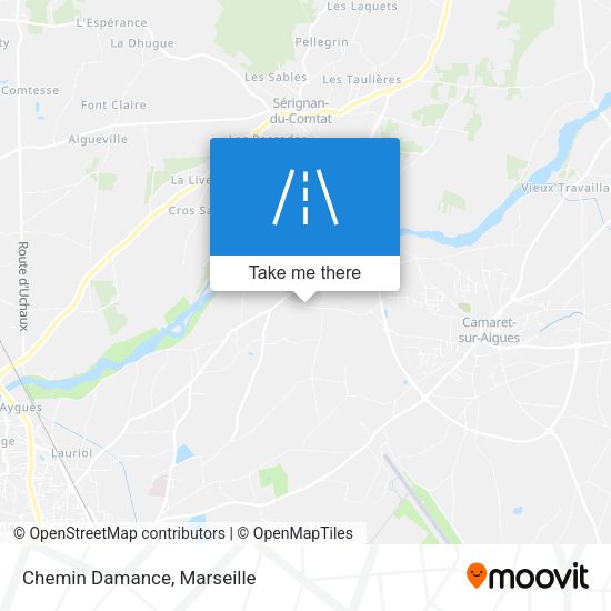 Chemin Damance map