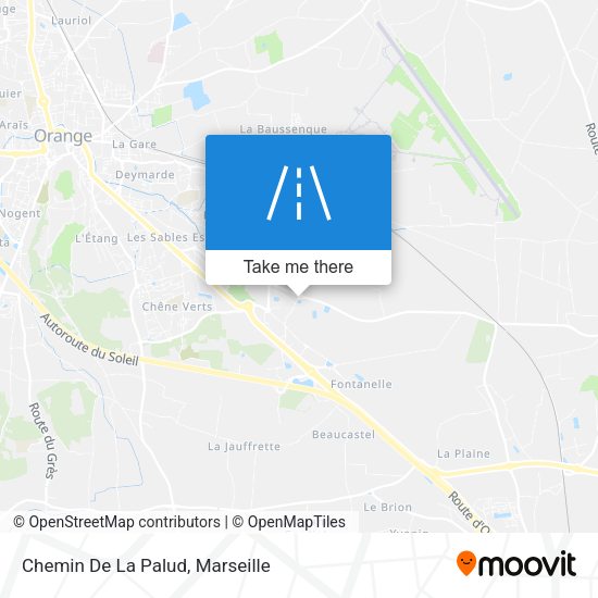 Chemin De La Palud map