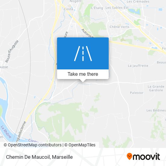 Chemin De Maucoil map