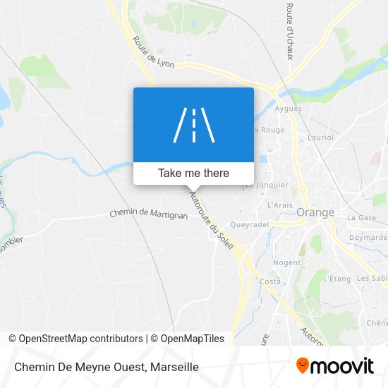 Chemin De Meyne Ouest map