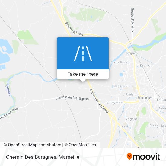 Chemin Des Baragnes map