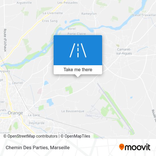 Chemin Des Parties map