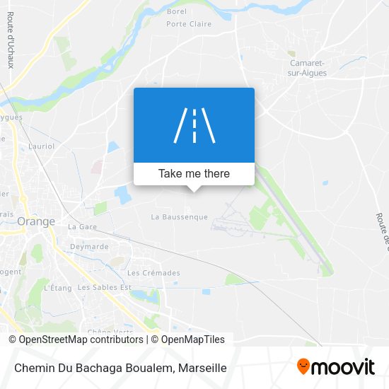 Chemin Du Bachaga Boualem map