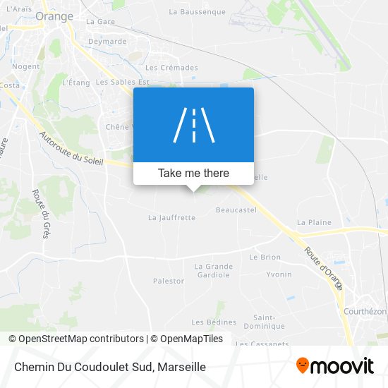 Chemin Du Coudoulet Sud map