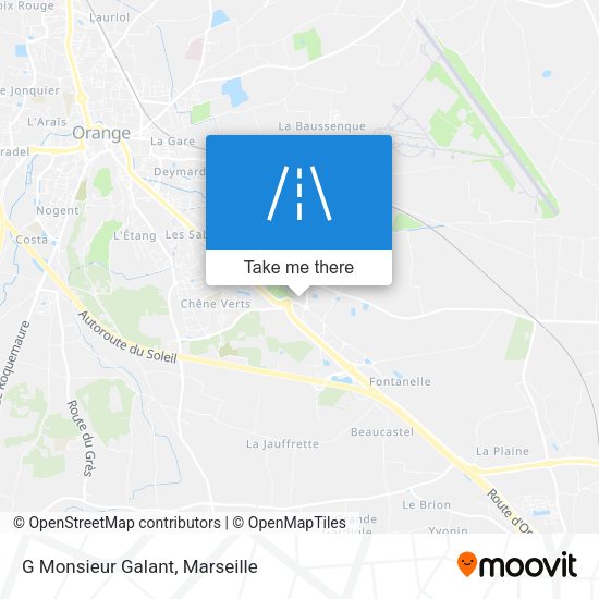 G Monsieur Galant map