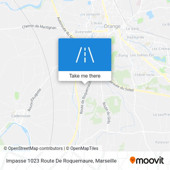 Impasse 1023 Route De Roquemaure map