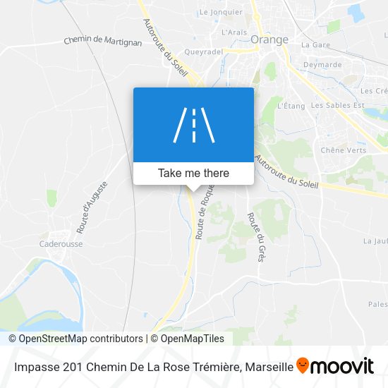 Impasse 201 Chemin De La Rose Trémière map