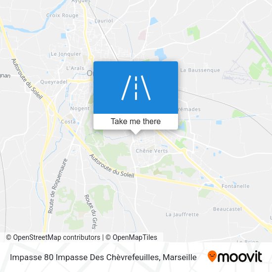 Impasse 80 Impasse Des Chèvrefeuilles map