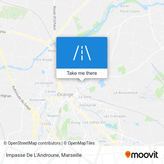 Impasse De L'Androune map