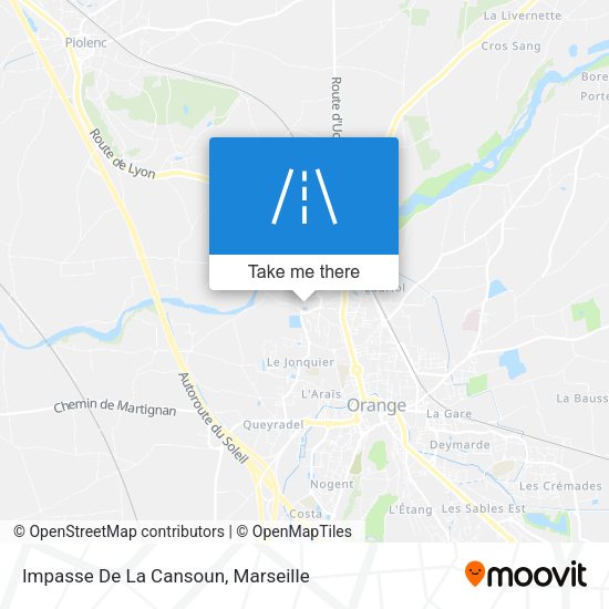 Impasse De La Cansoun map