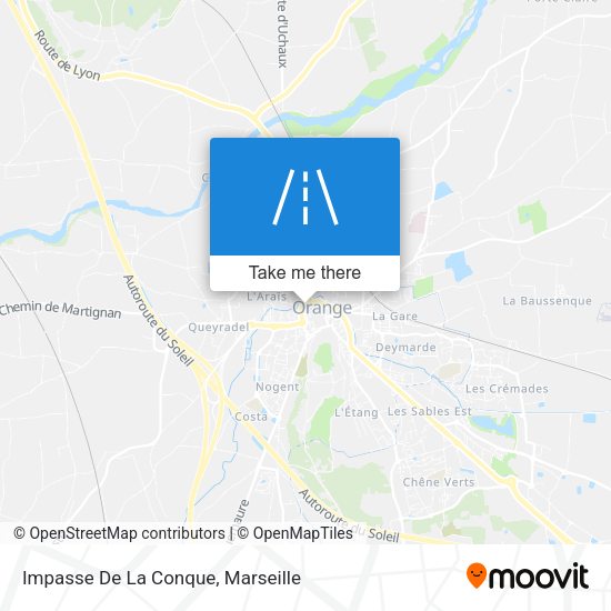 Impasse De La Conque map