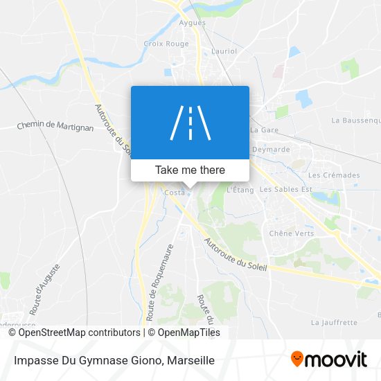 Impasse Du Gymnase Giono map