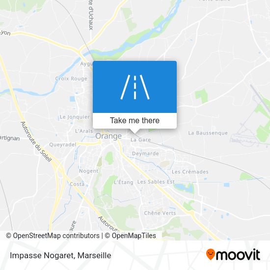 Impasse Nogaret map
