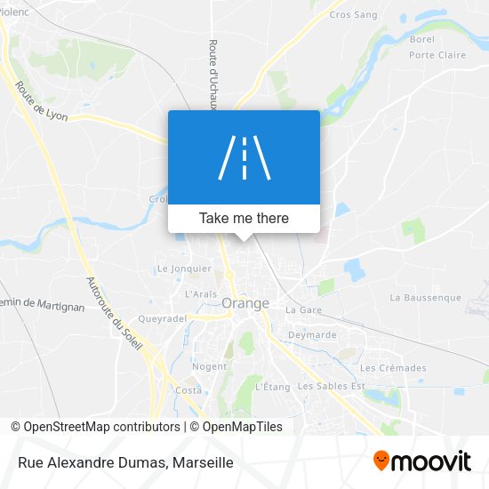 Rue Alexandre Dumas map
