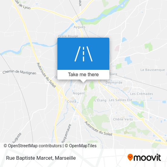 Rue Baptiste Marcet map