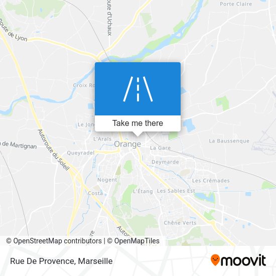 Rue De Provence map