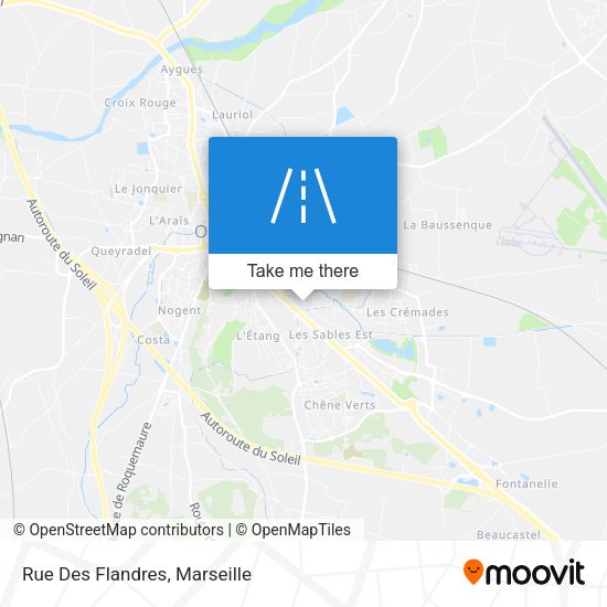 Rue Des Flandres map