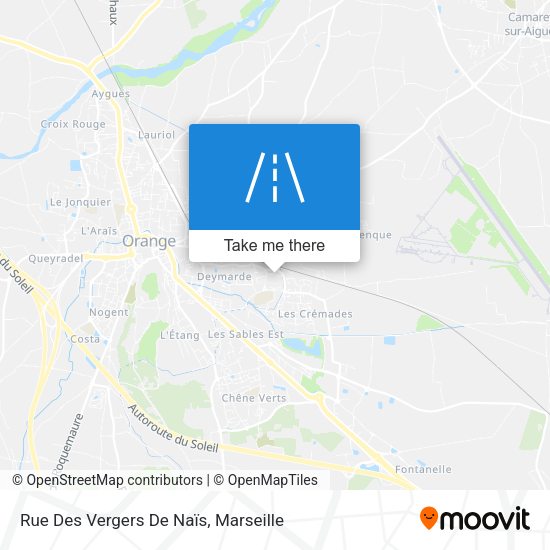 Rue Des Vergers De Naïs map