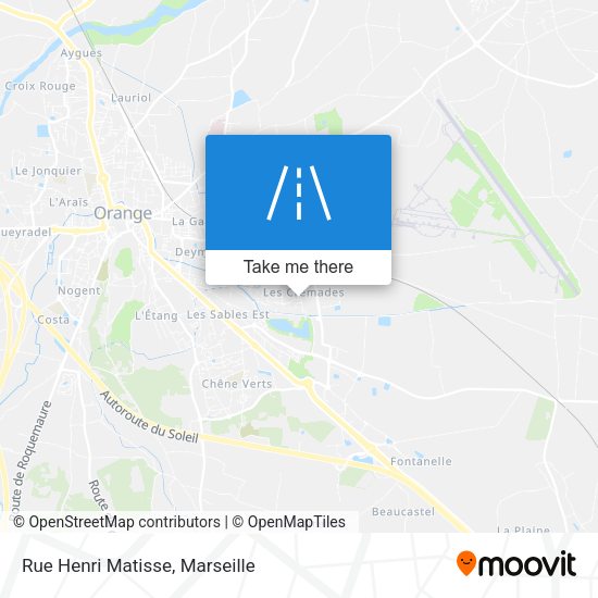 Rue Henri Matisse map