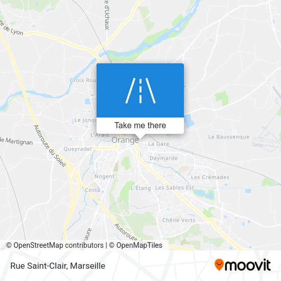 Rue Saint-Clair map
