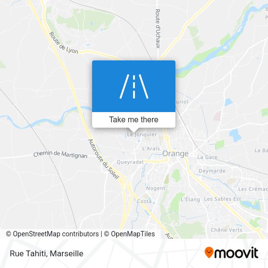 Rue Tahiti map