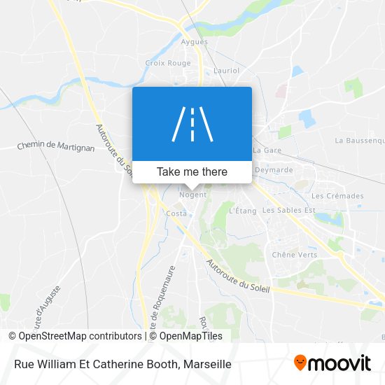 Rue William Et Catherine Booth map