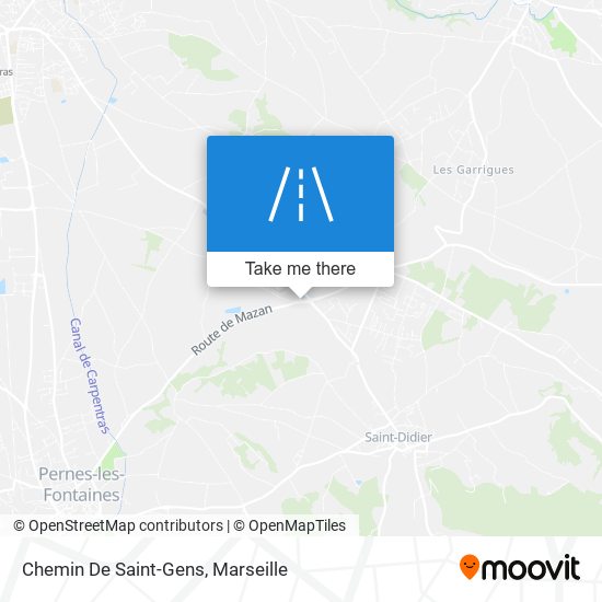 Chemin De Saint-Gens map